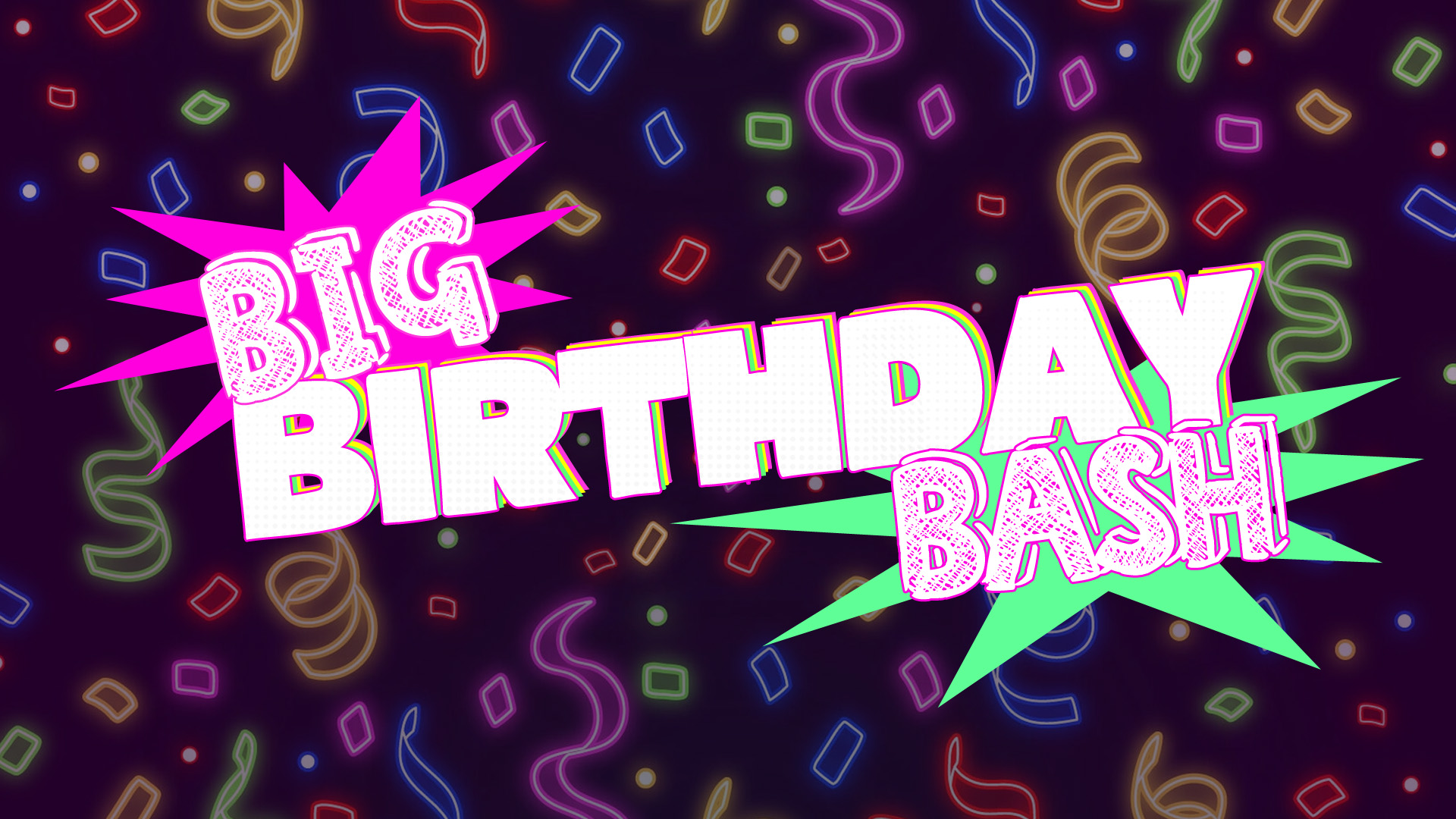 Big Birthday Bash Graphic